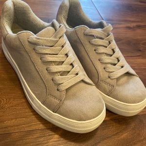 Grey Soda Platform Sneakers